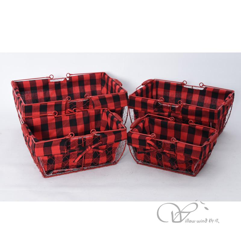 柳风收纳，客厅收纳柳编筐