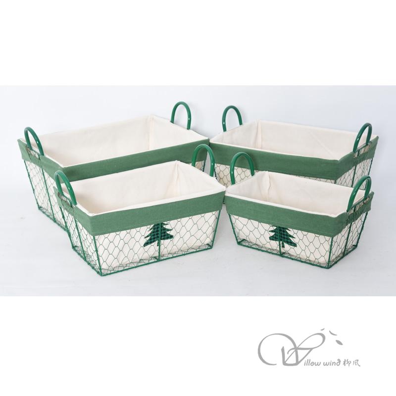 柳风收纳，客厅收纳柳编筐