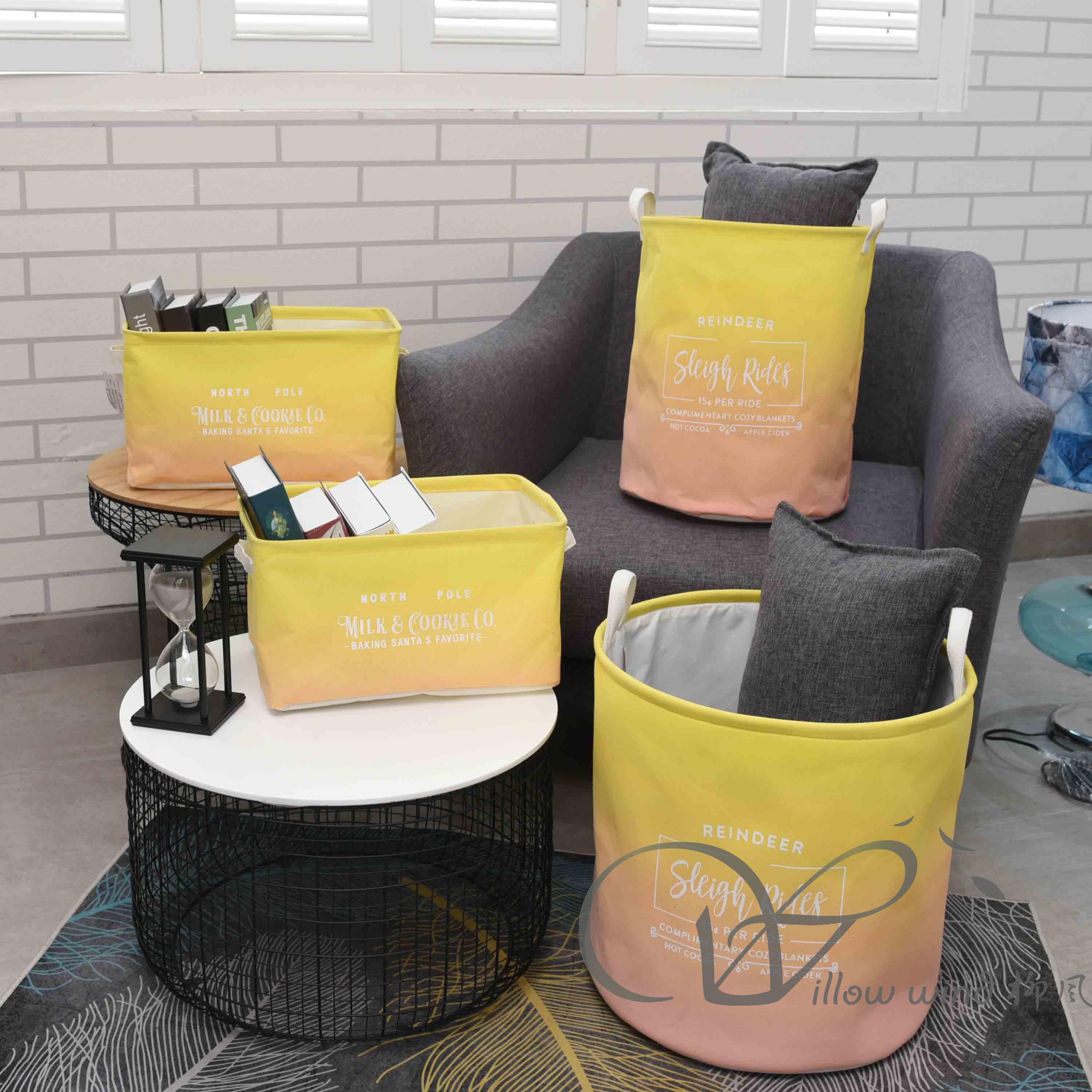 柳风收纳，客厅收纳柳编筐