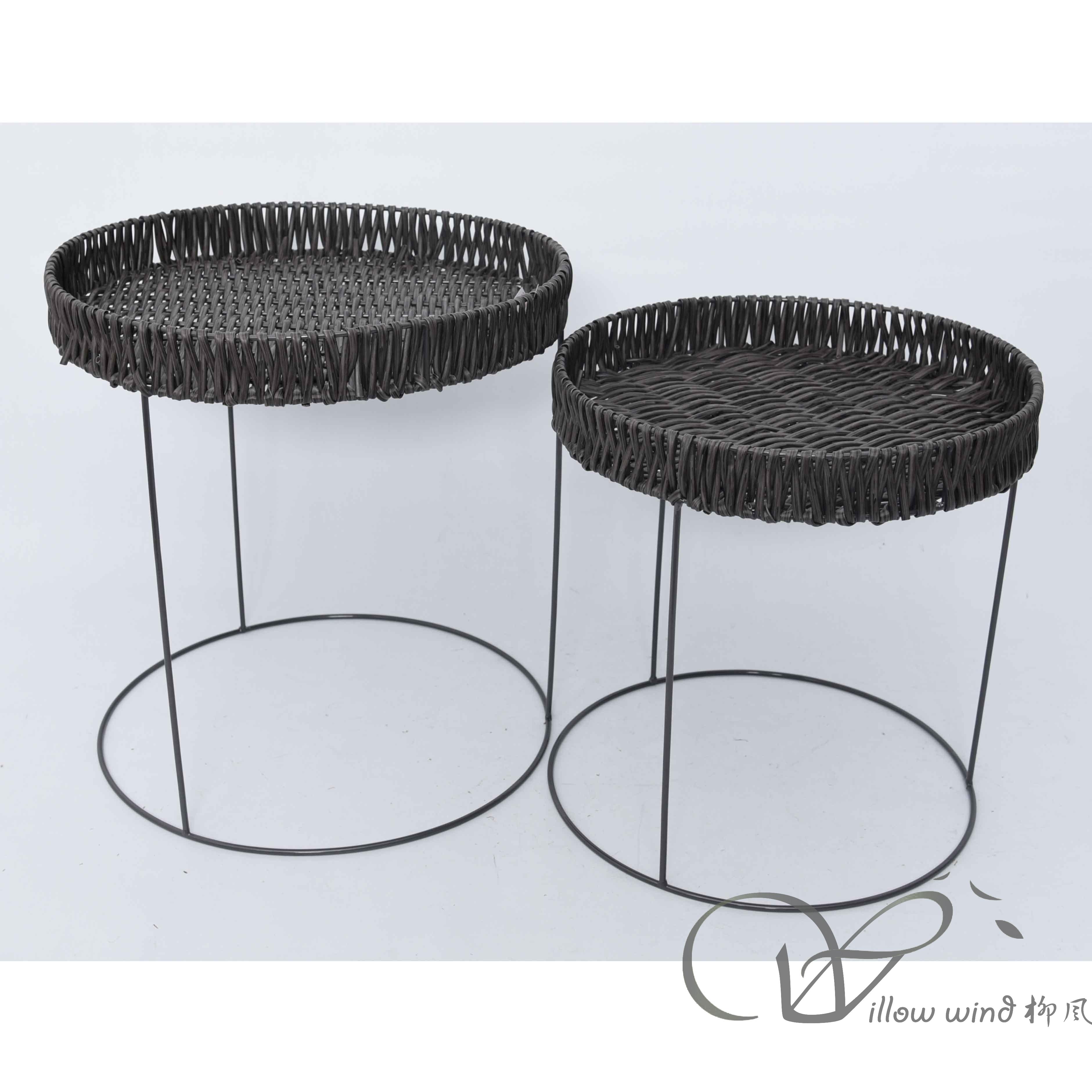 柳风收纳，客厅收纳柳编筐