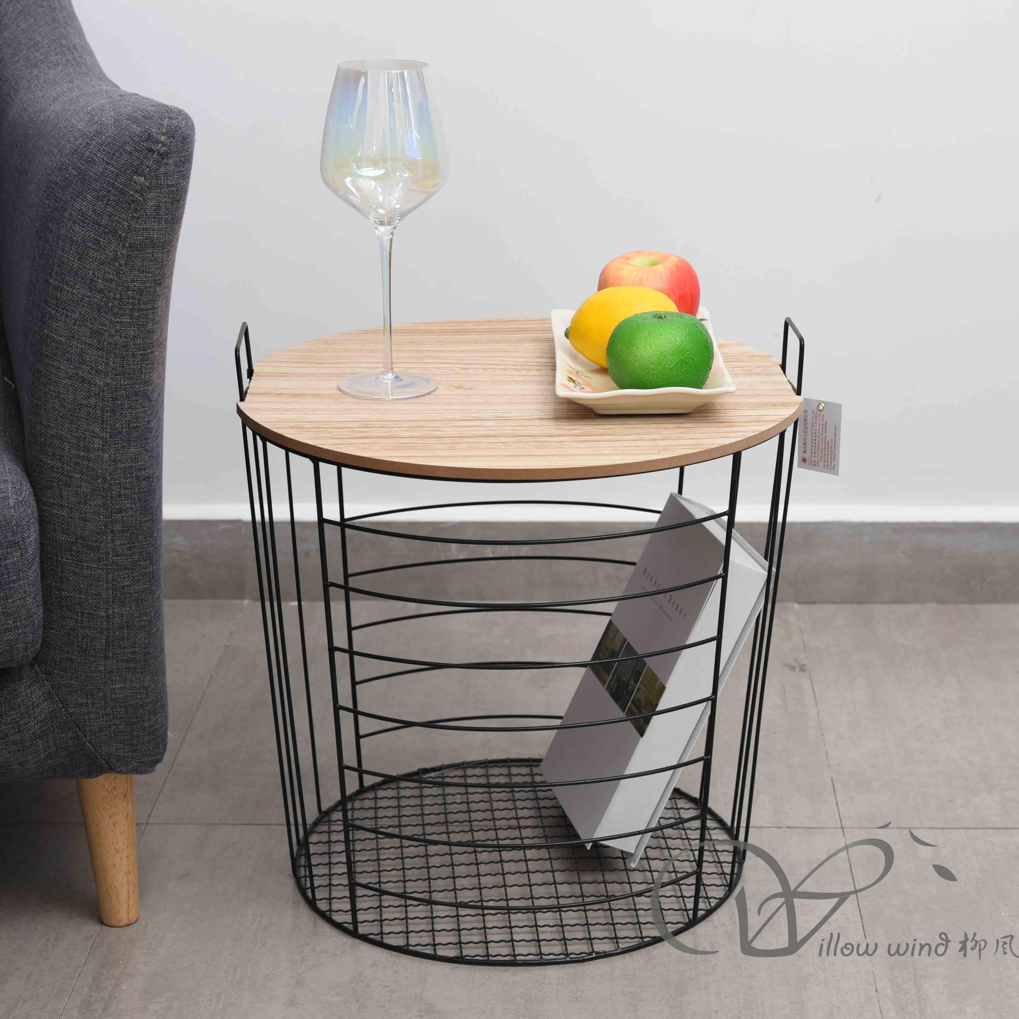 柳风收纳，客厅收纳柳编筐