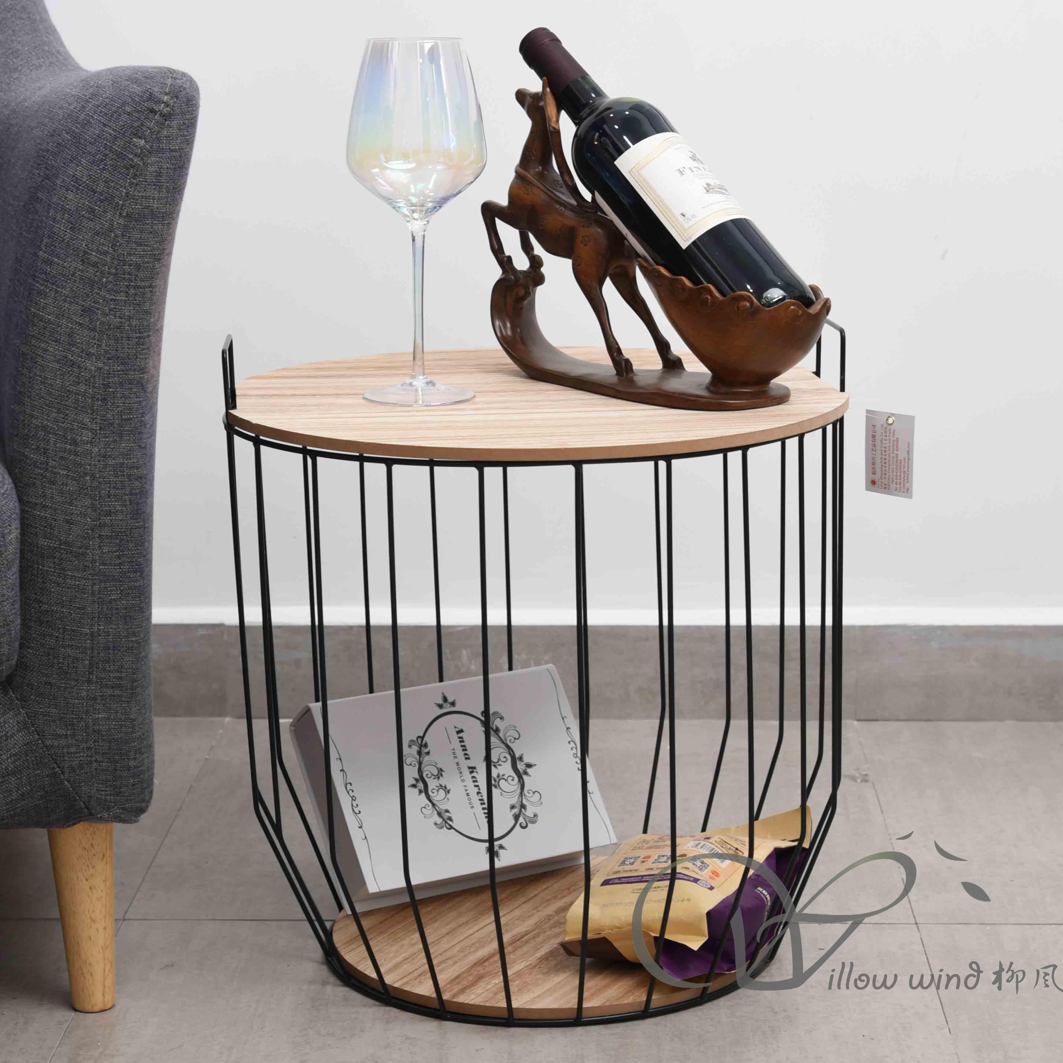 柳风收纳，客厅收纳柳编筐