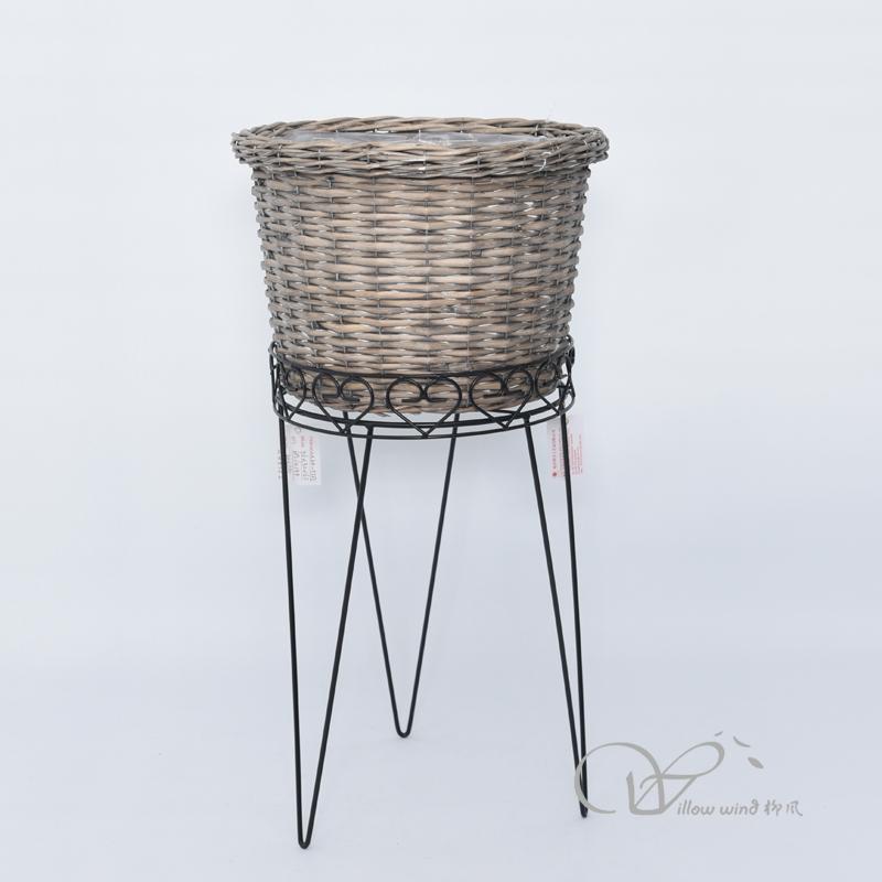 柳风收纳，客厅收纳柳编筐