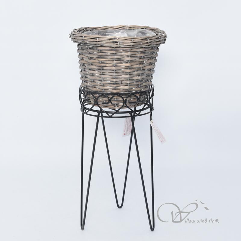 柳风收纳，客厅收纳柳编筐
