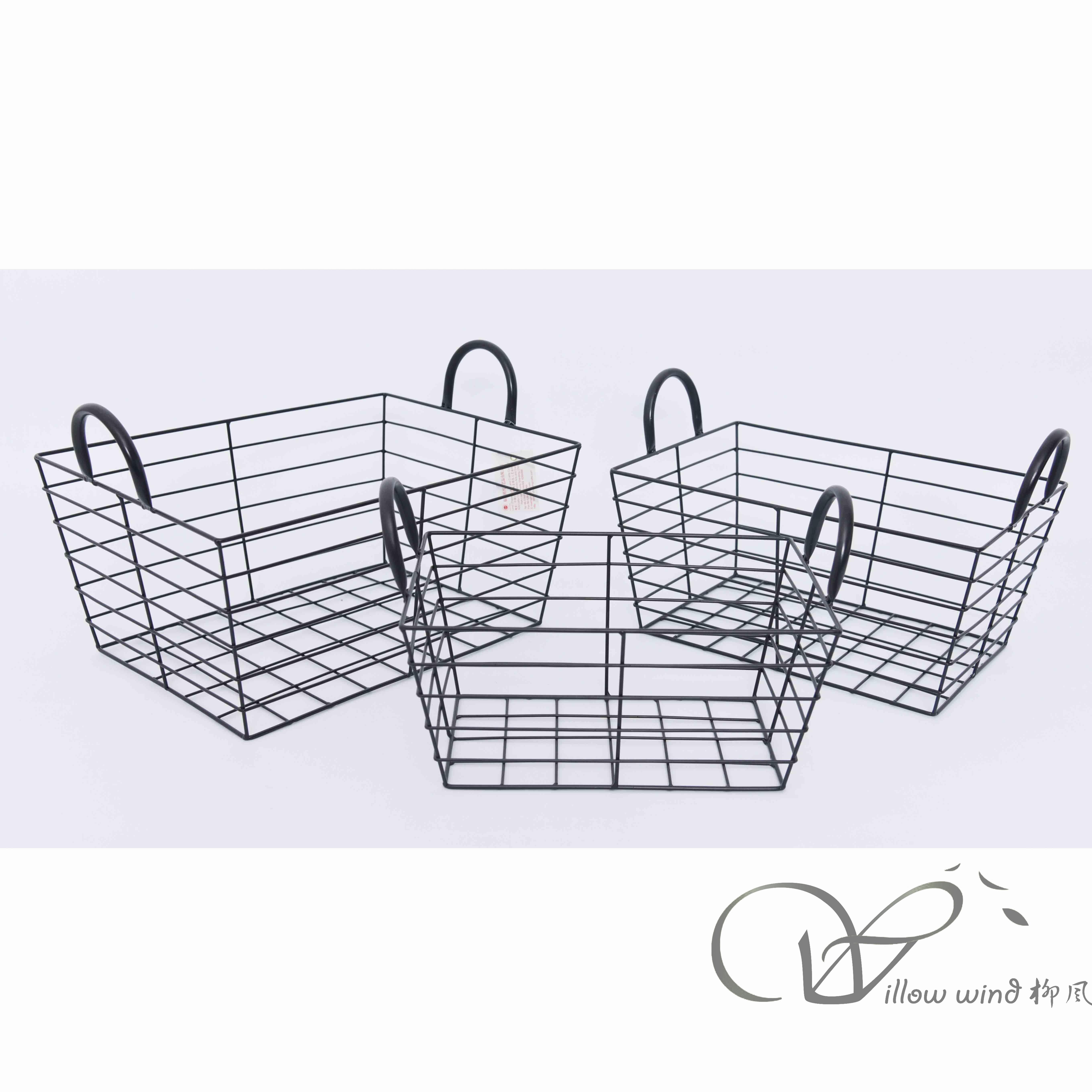 柳风收纳，客厅收纳柳编筐