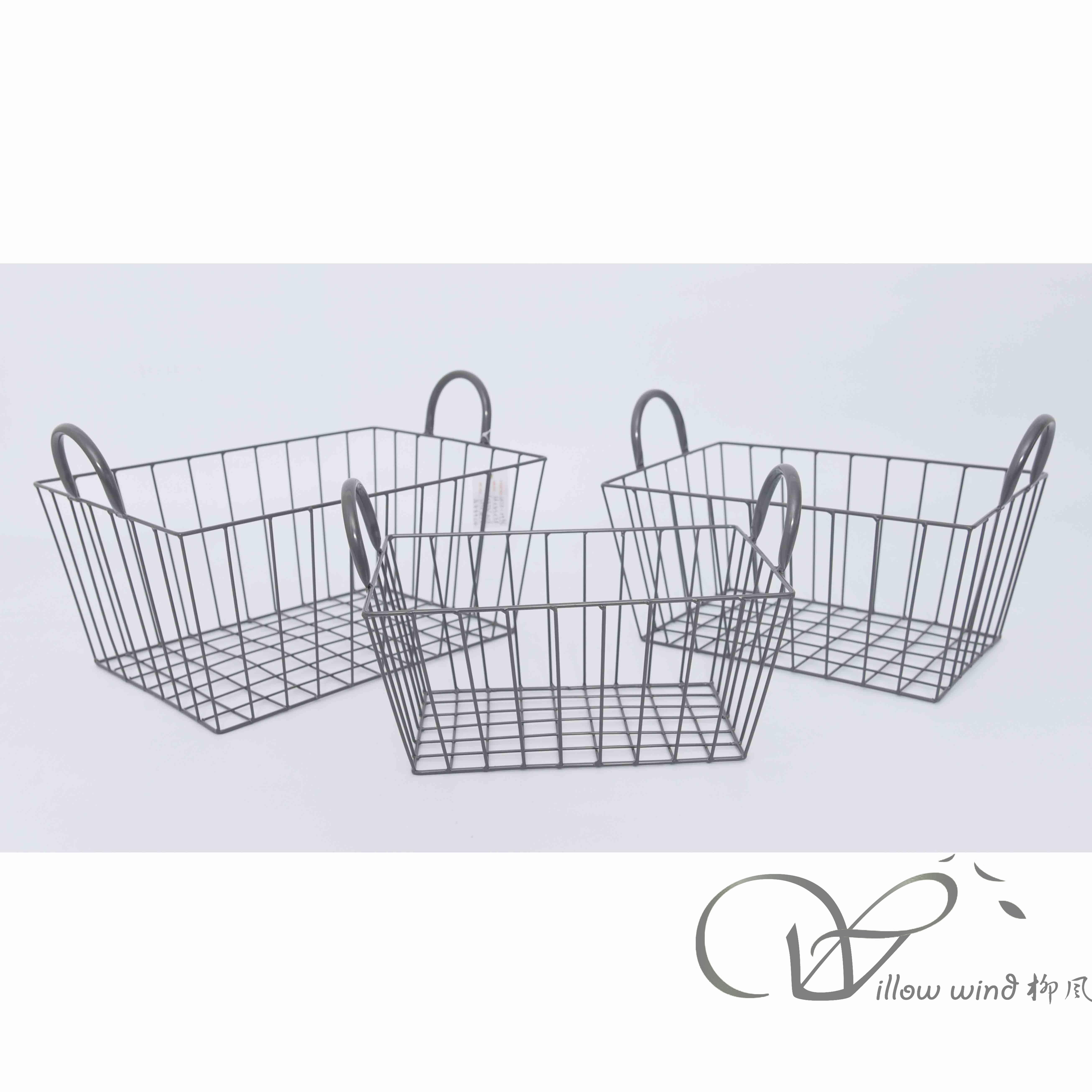 柳风收纳，客厅收纳柳编筐