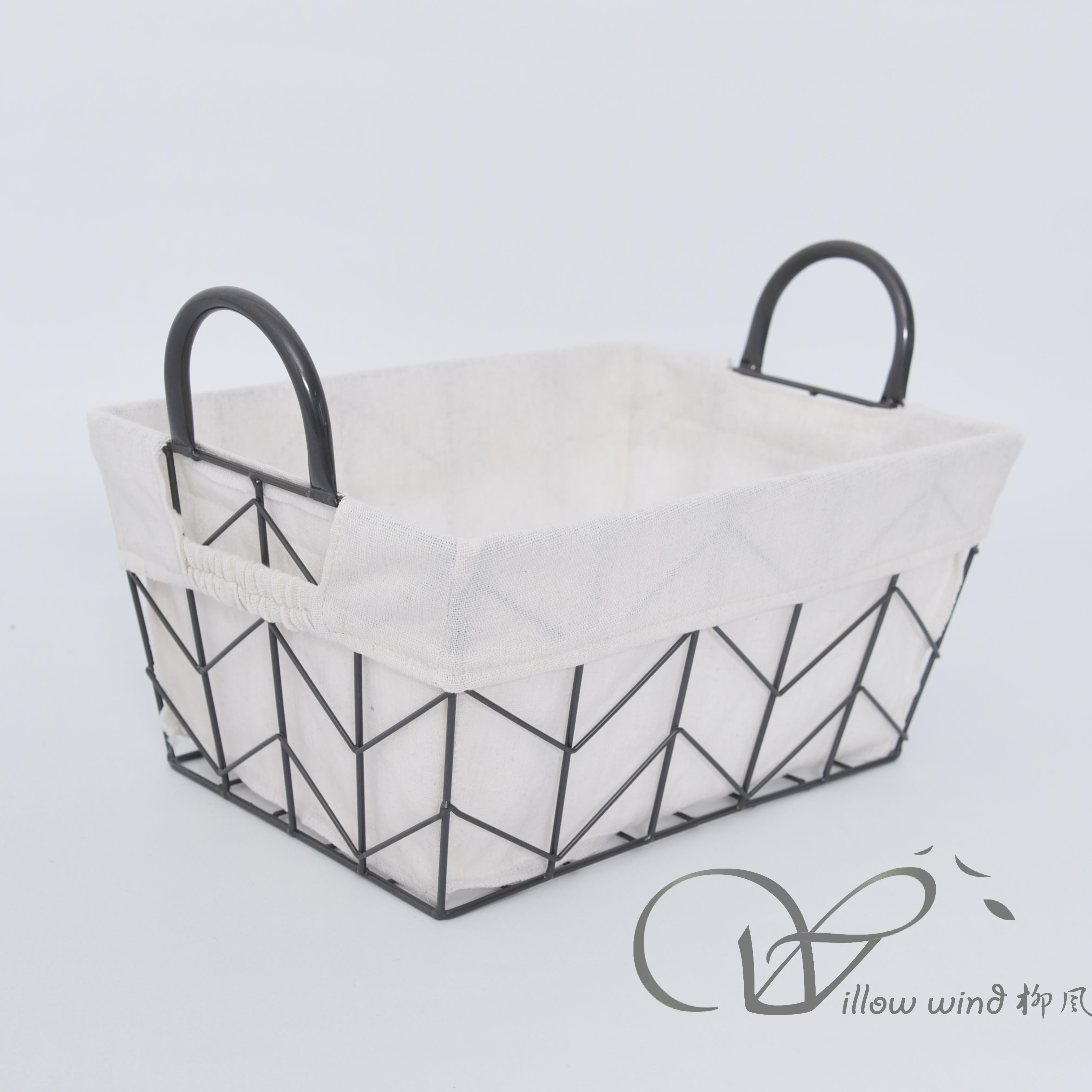 柳风收纳，客厅收纳柳编筐