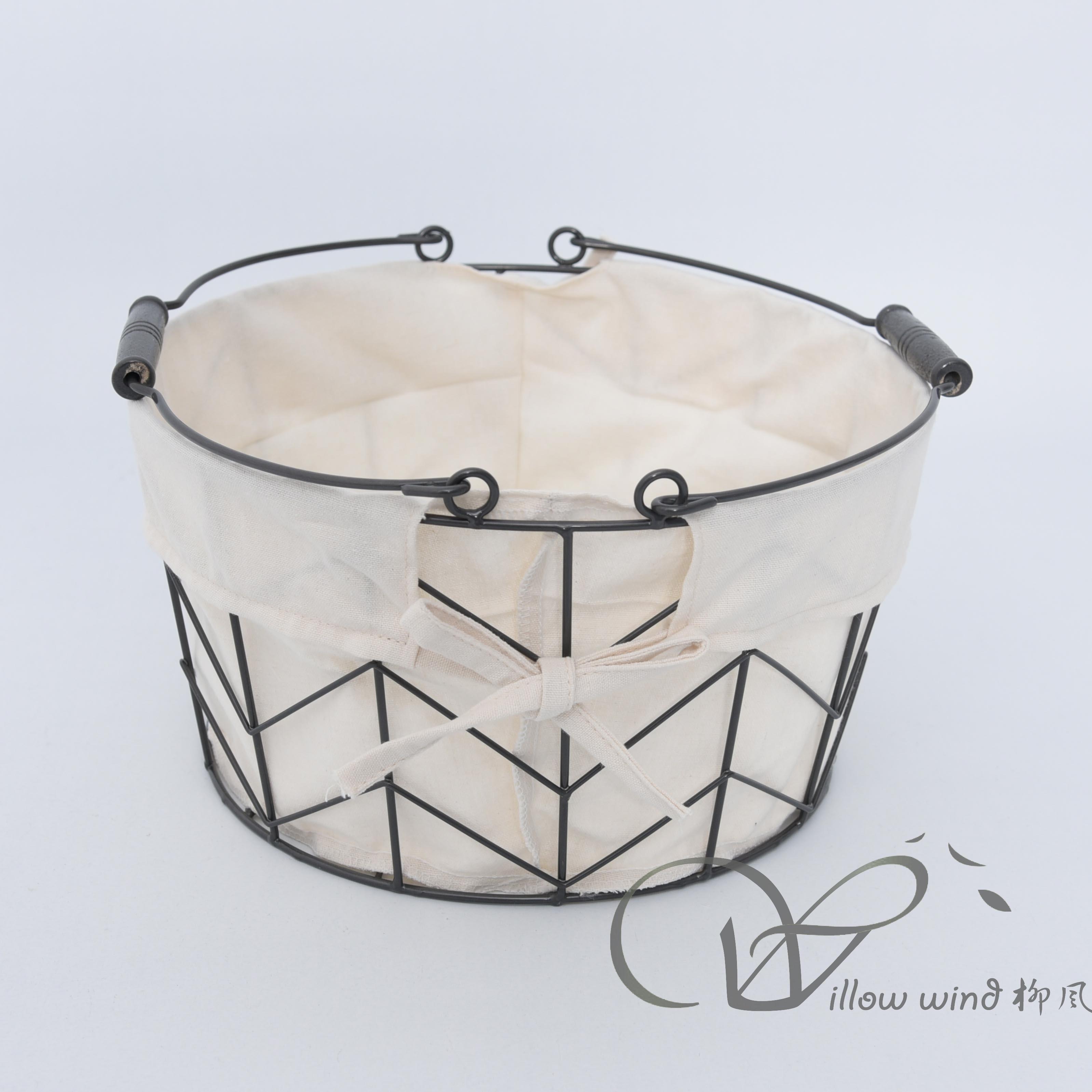 柳风收纳，客厅收纳柳编筐