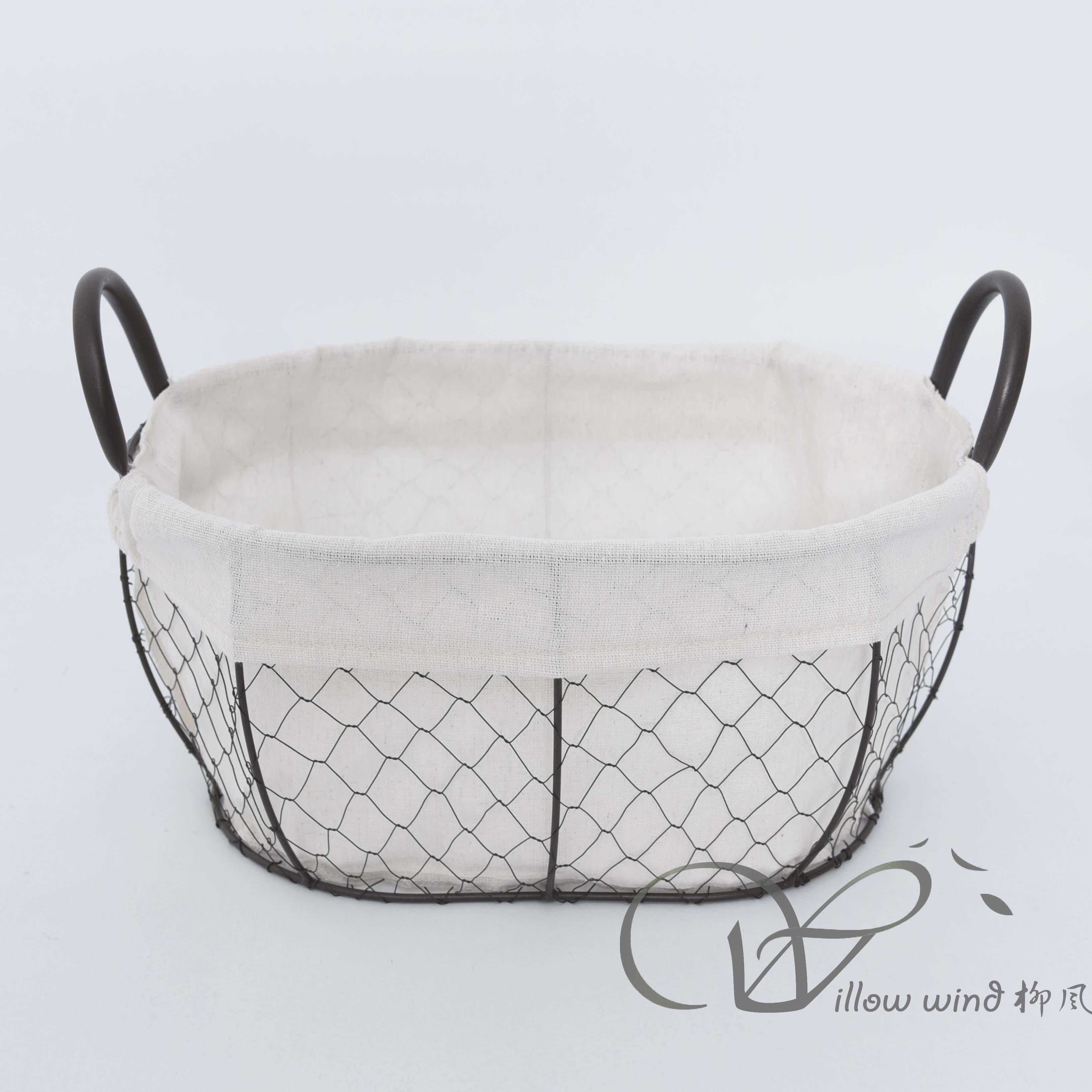 柳风收纳，客厅收纳柳编筐