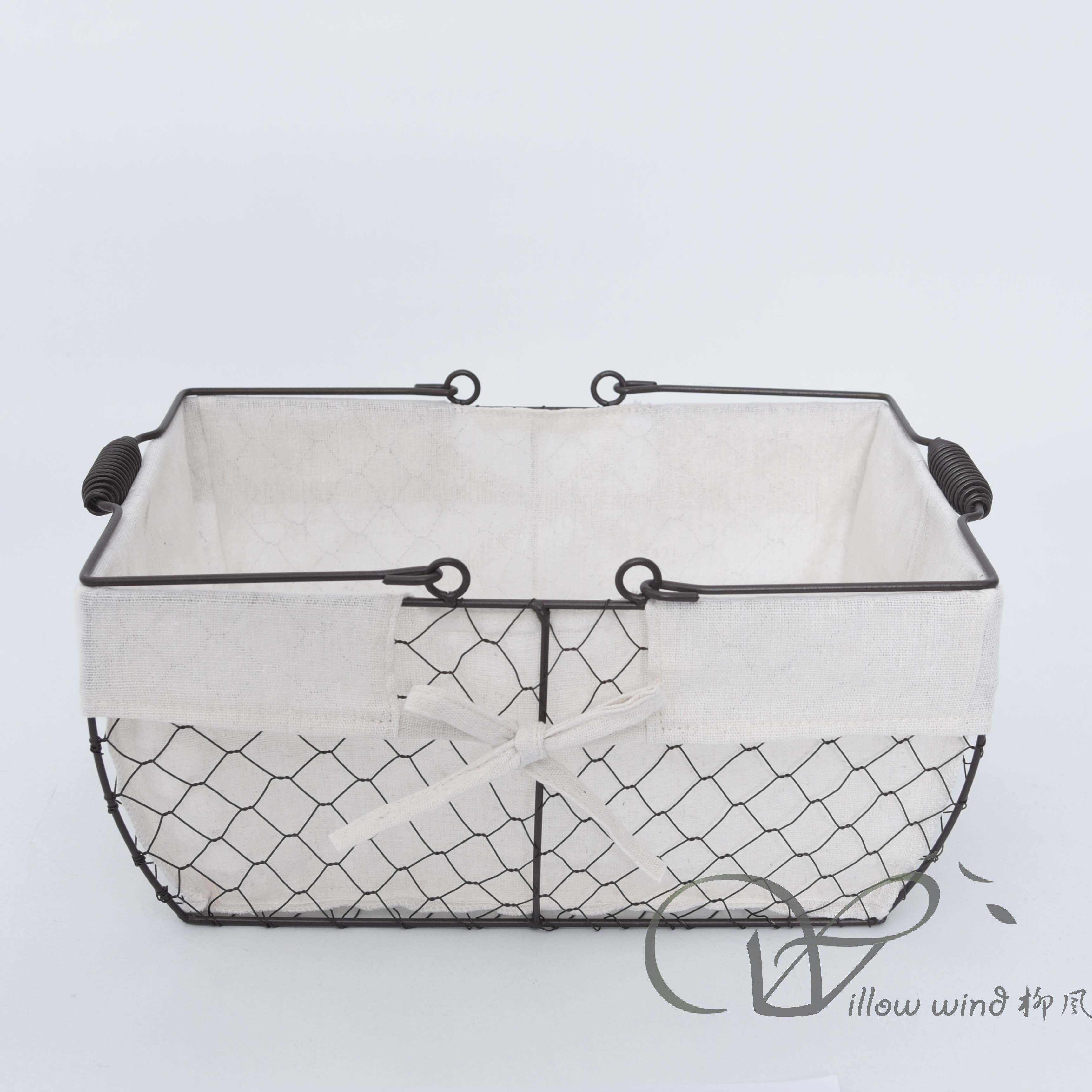 柳风收纳，客厅收纳柳编筐