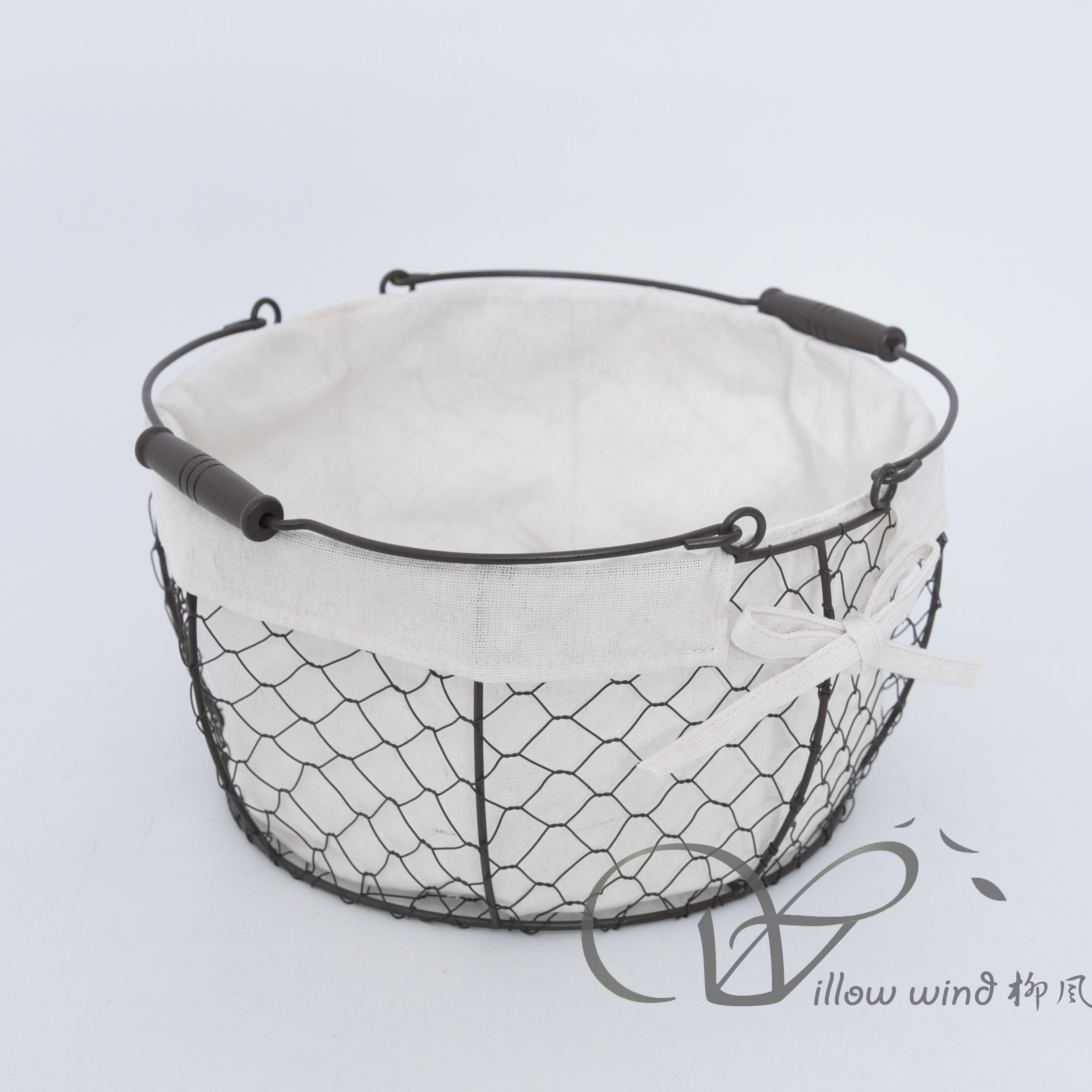 柳风收纳，客厅收纳柳编筐