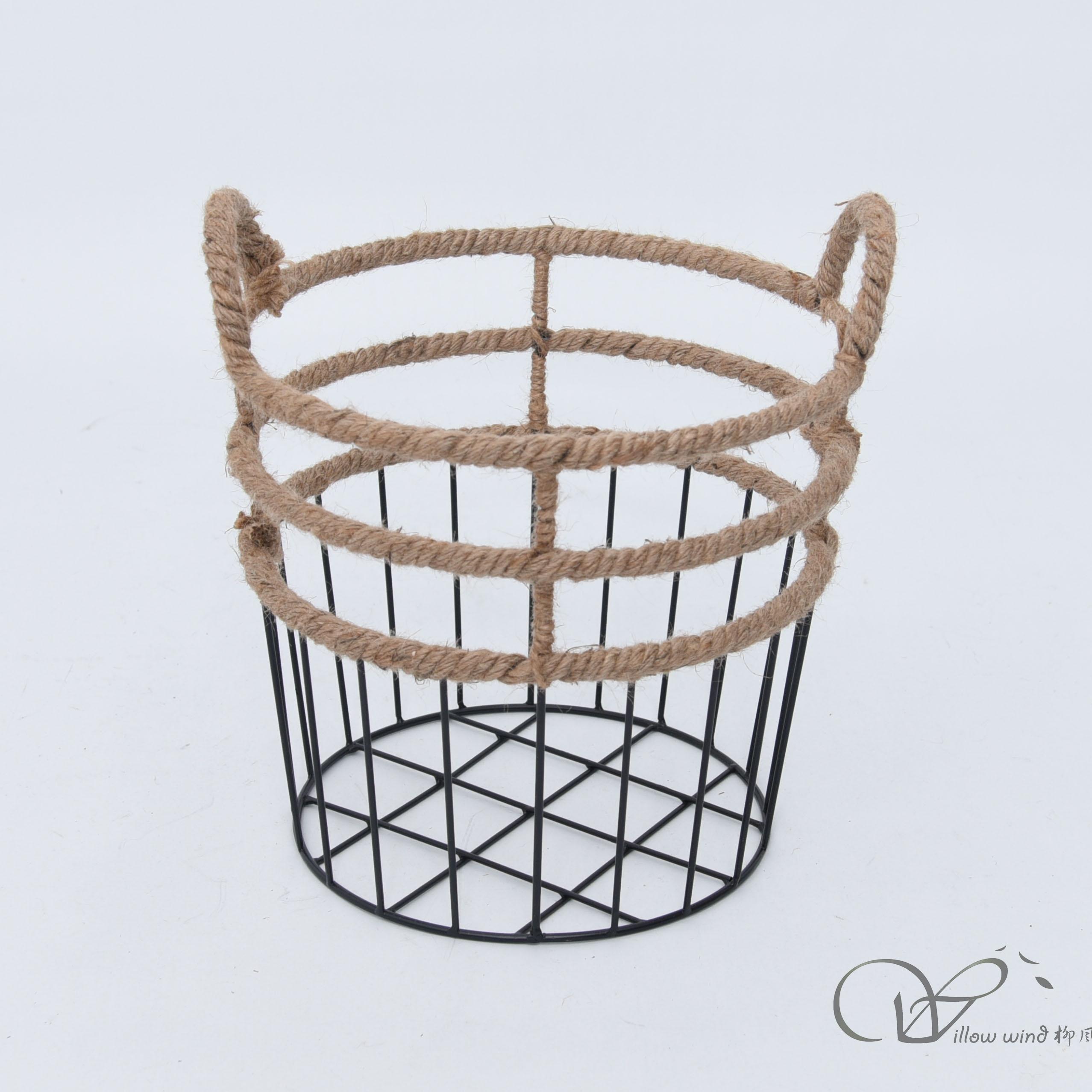 柳风收纳，客厅收纳柳编筐