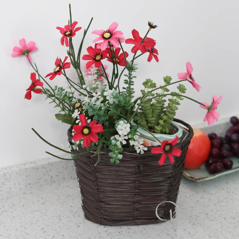 柳风收纳，客厅收纳柳编筐