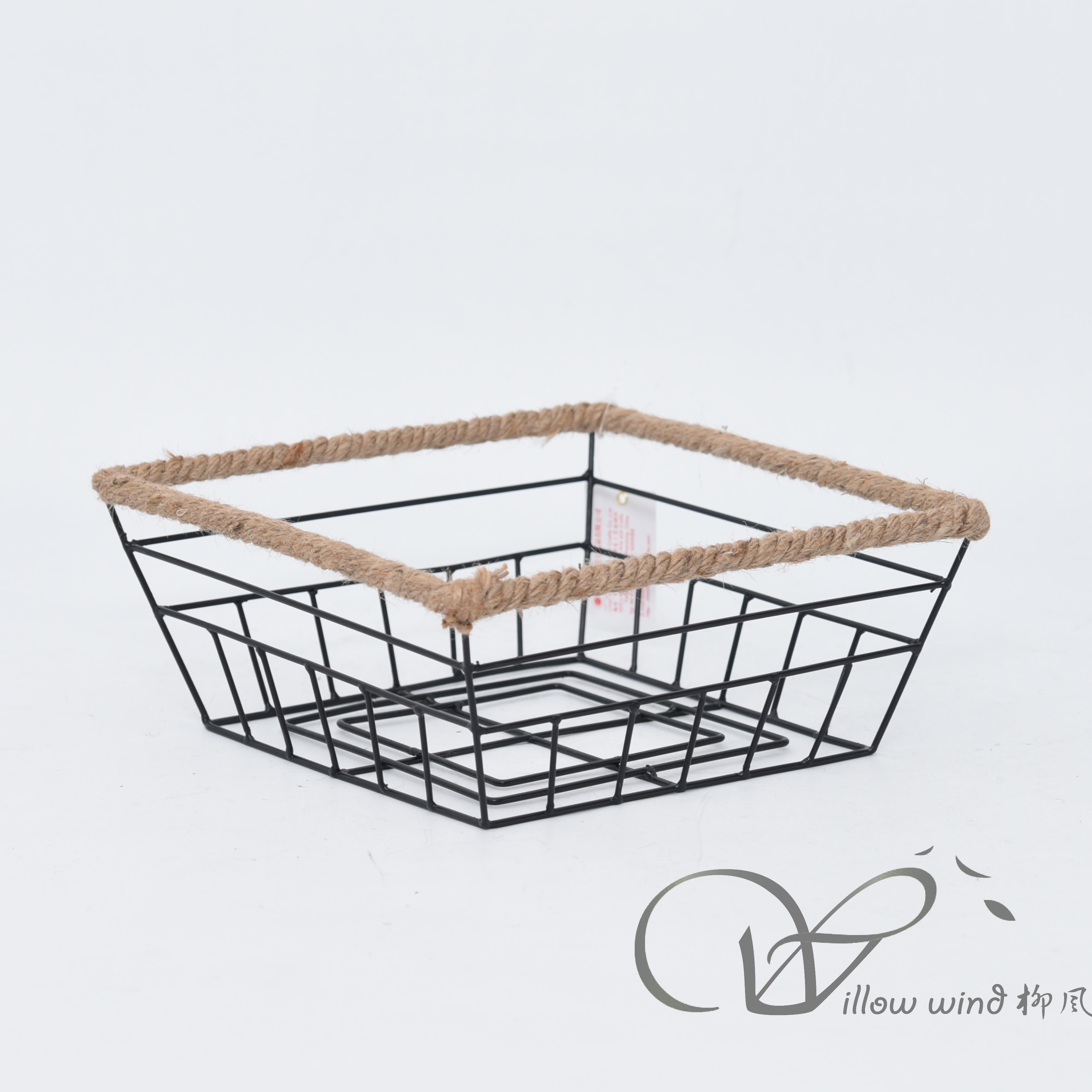 柳风收纳，客厅收纳柳编筐