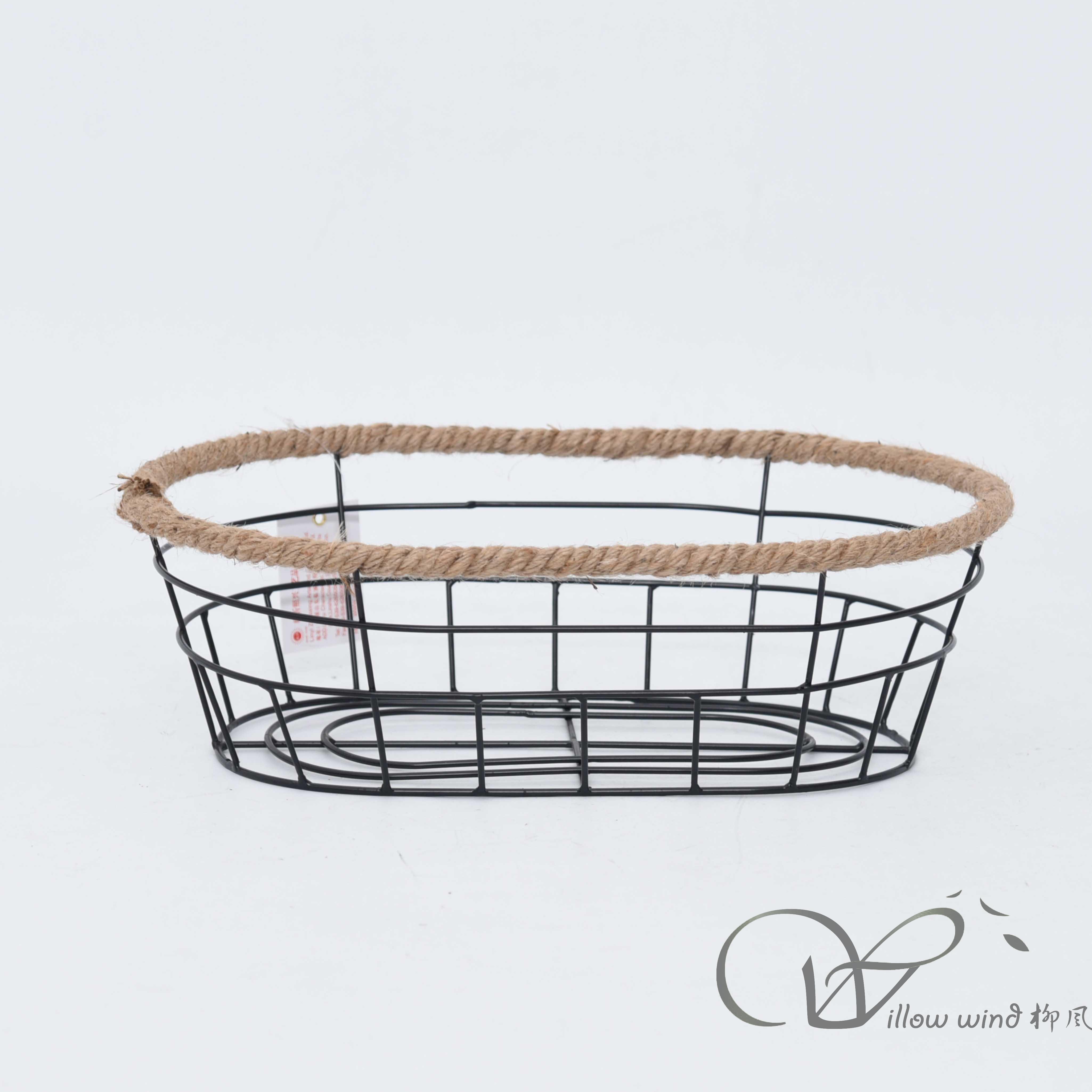 柳风收纳，客厅收纳柳编筐