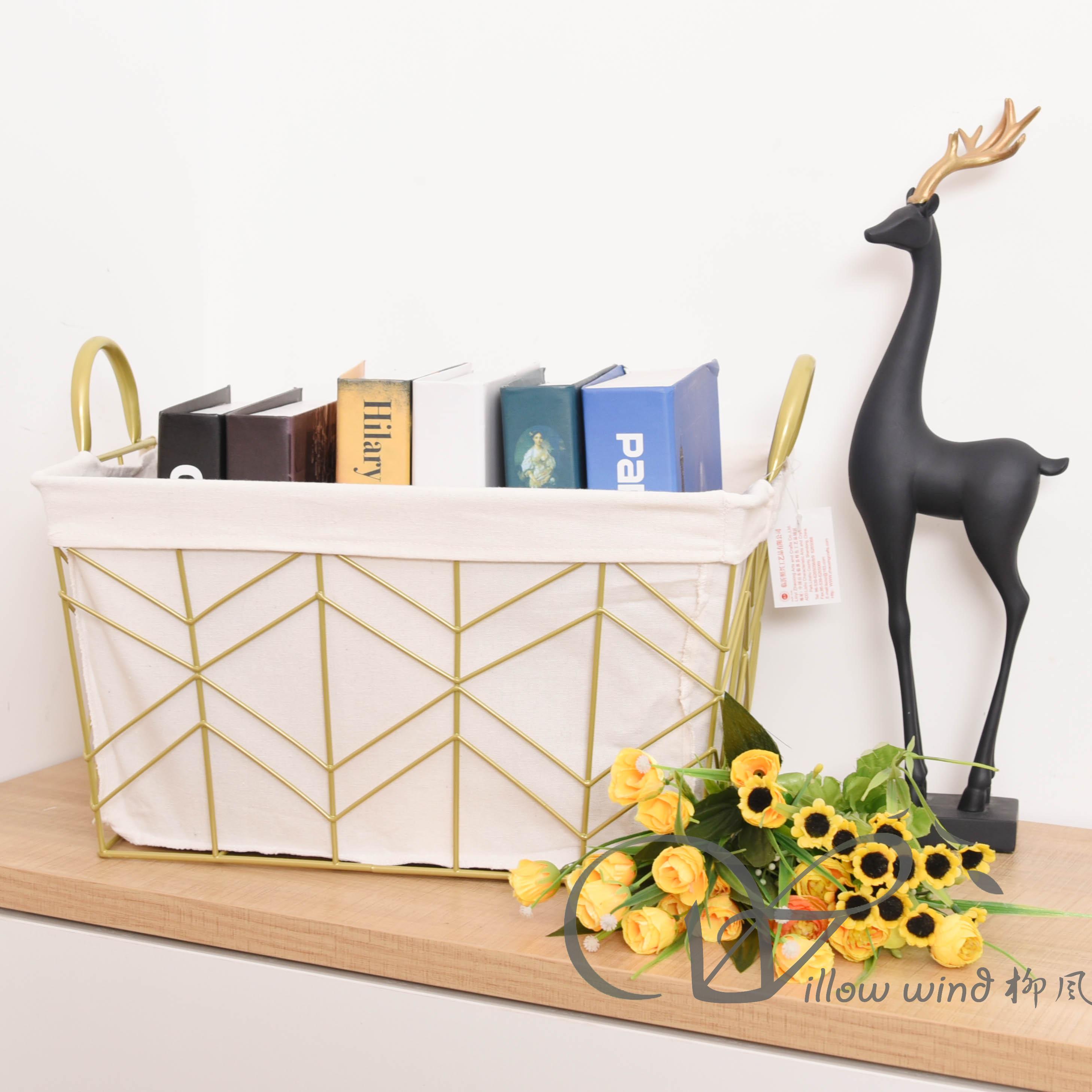 柳风收纳，客厅收纳柳编筐