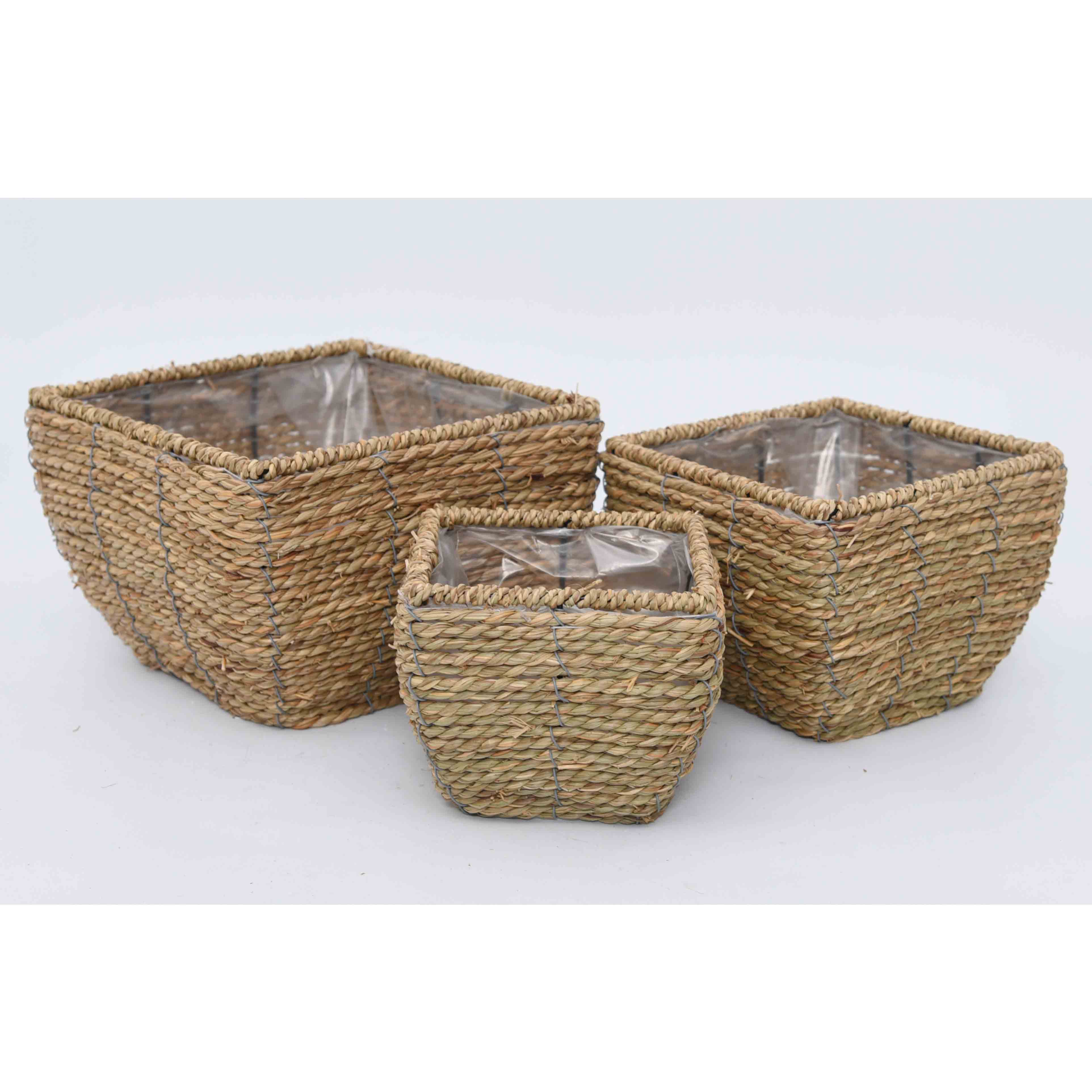 柳风收纳，客厅收纳柳编筐