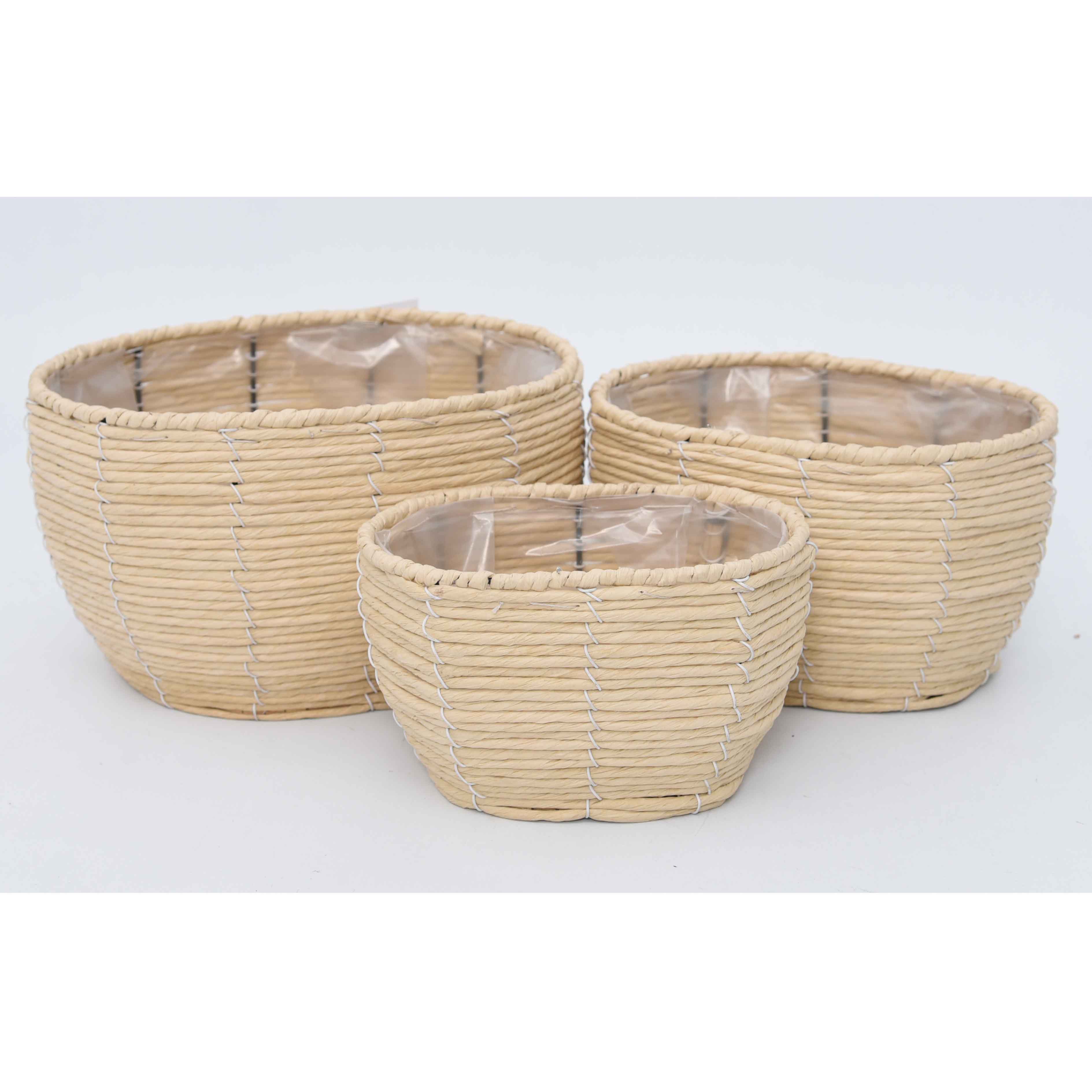 柳风收纳，客厅收纳柳编筐