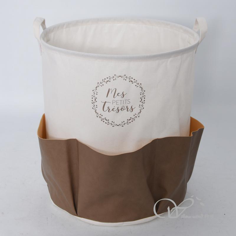 柳风收纳，客厅收纳柳编筐