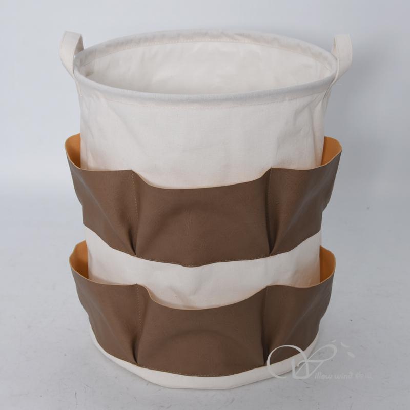 柳风收纳，客厅收纳柳编筐