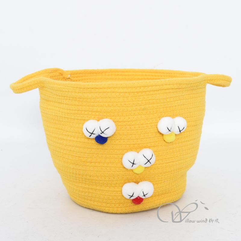 柳风收纳，客厅收纳柳编筐