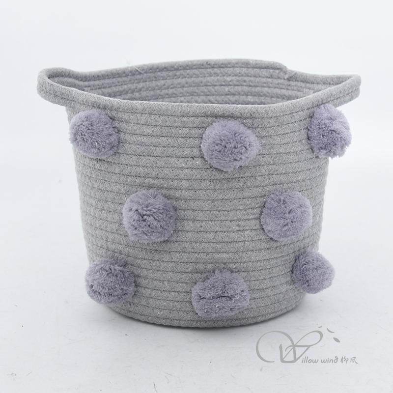 柳风收纳，客厅收纳柳编筐