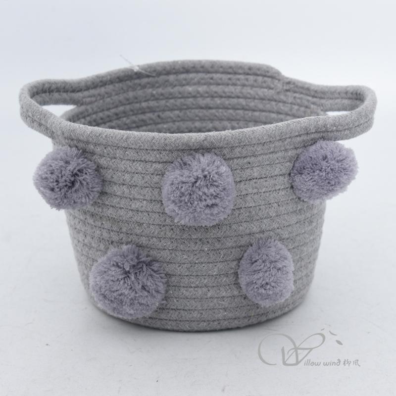 柳风收纳，客厅收纳柳编筐