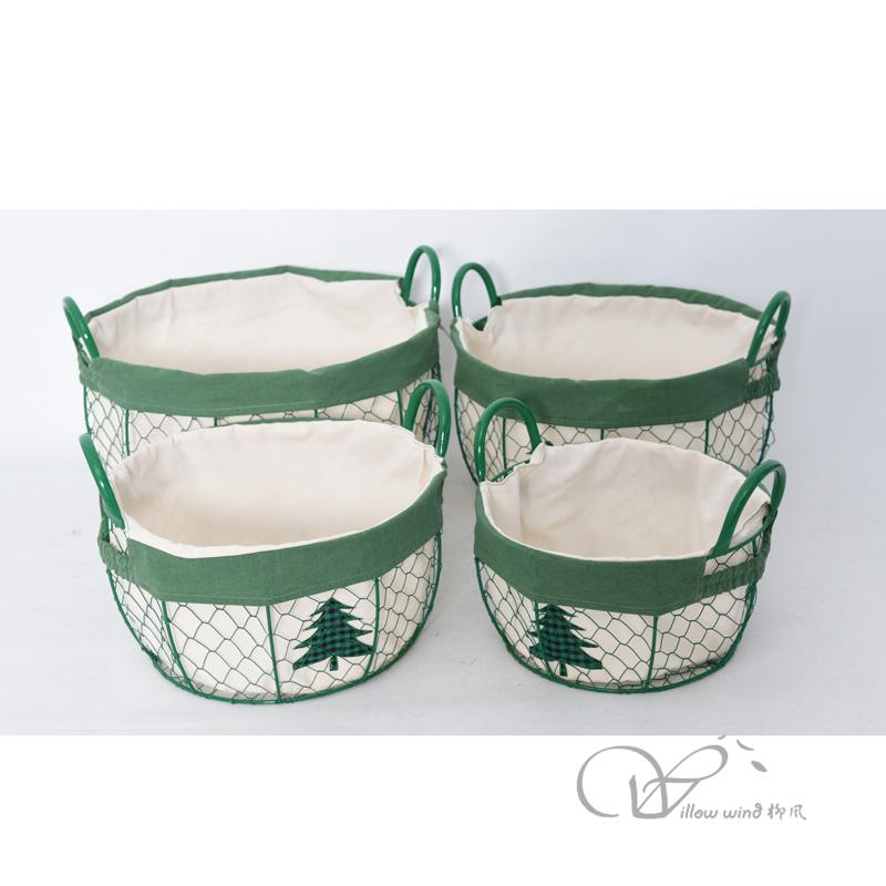 柳风收纳，客厅收纳柳编筐