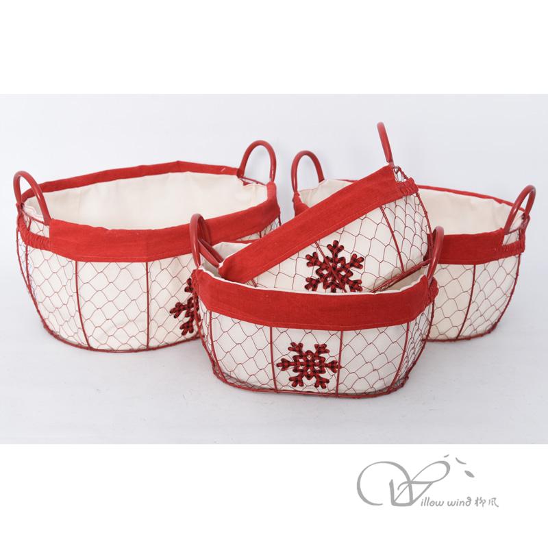 柳风收纳，客厅收纳柳编筐