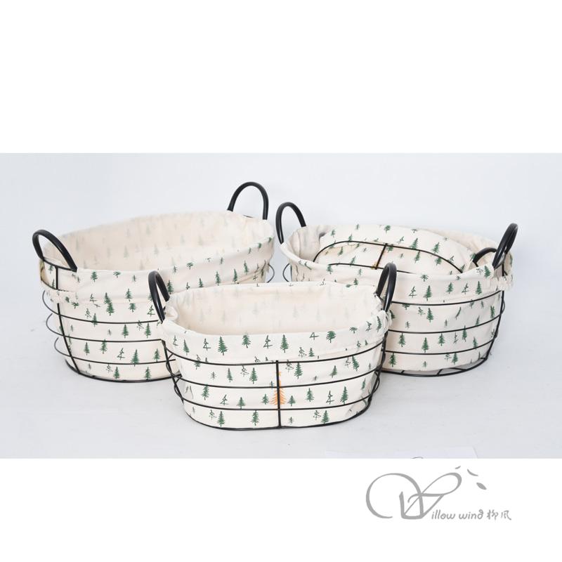 柳风收纳，客厅收纳柳编筐