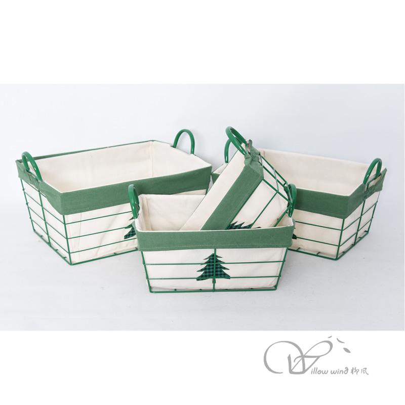 柳风收纳，客厅收纳柳编筐