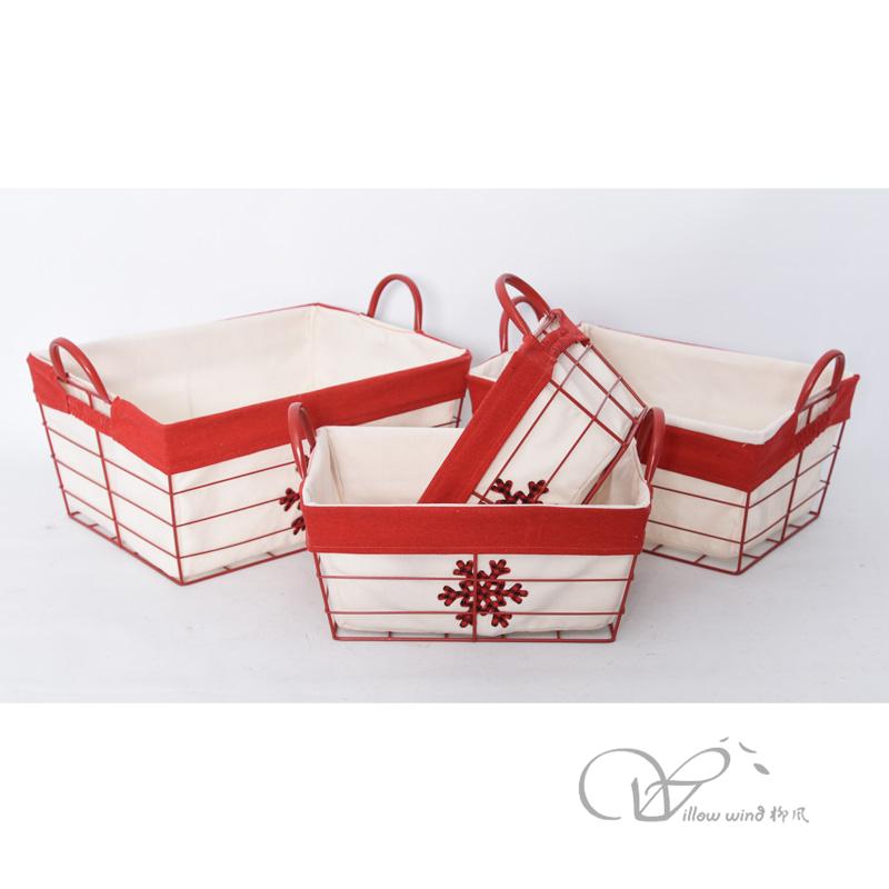 柳风收纳，客厅收纳柳编筐