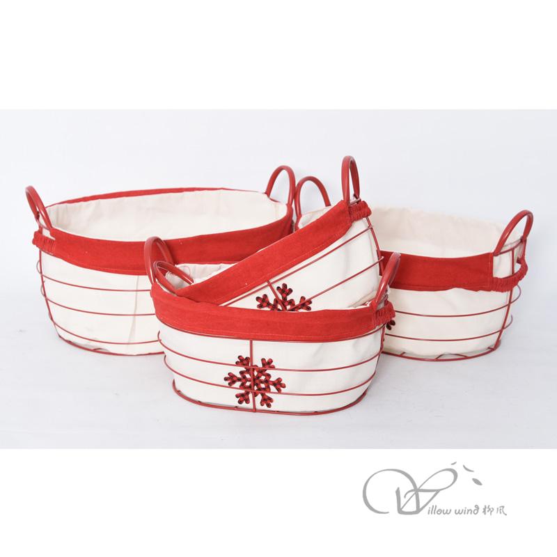 柳风收纳，客厅收纳柳编筐