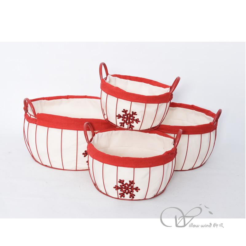 柳风收纳，客厅收纳柳编筐