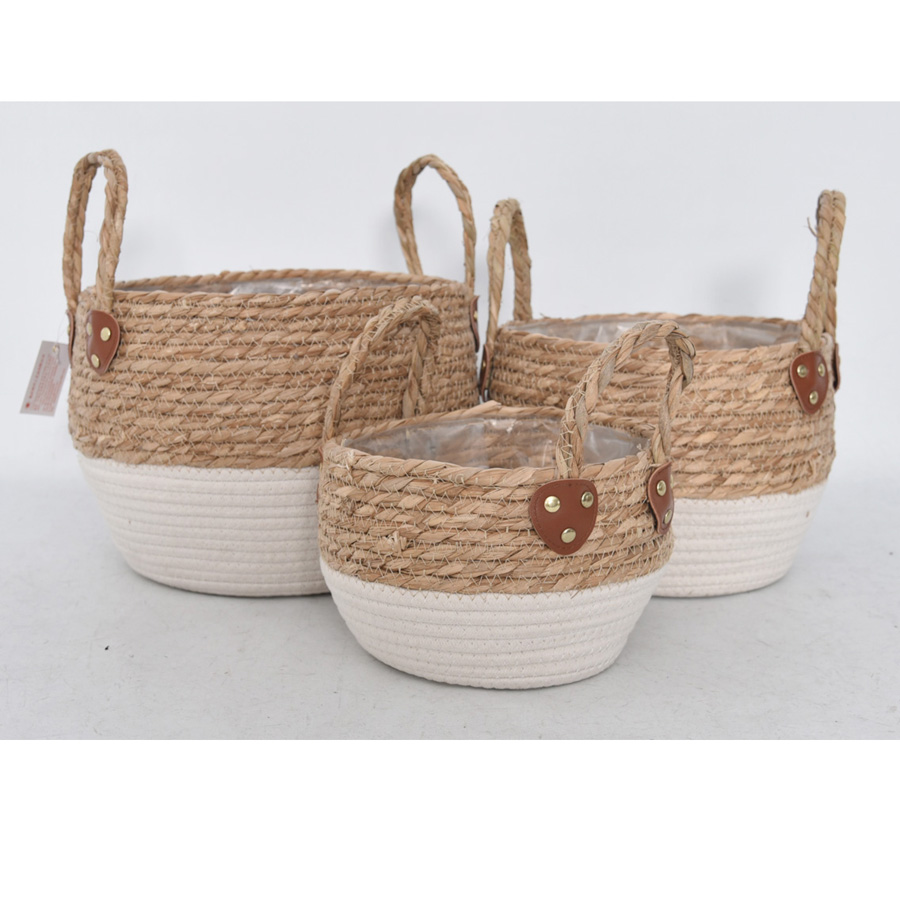 柳风收纳，客厅收纳柳编筐