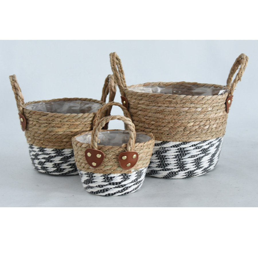 柳风收纳，客厅收纳柳编筐