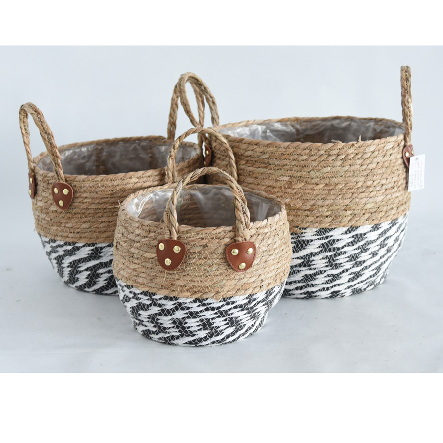 柳风收纳，客厅收纳柳编筐